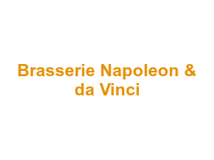 Brasserie Napoleon & da Vinci Logo
