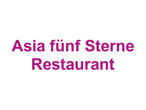 Asia fünf Sterne Restaurant Logo