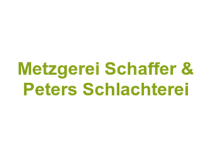 Metzgerei Schaffer & Peters Schlachterei Logo