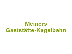 Meiners Gaststätte-Kegelbahn Logo