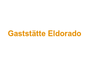 Gaststätte Eldorado Logo