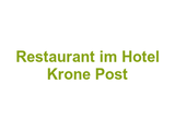Restaurant im Hotel Krone Post Logo