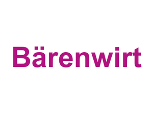 Bärenwirt Logo