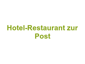 Hotel-Restaurant zur Post Logo