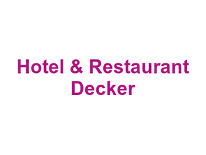 Hotel & Restaurant Decker Logo