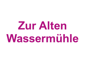 Zur Alten Wassermühle Logo