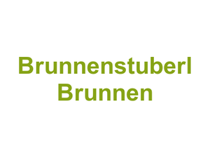 Brunnenstuberl Brunnen Logo
