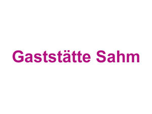 Gaststätte Sahm Logo