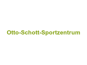 Vereinsgaststatte Im Otto-Schott-Sportzentrum Logo