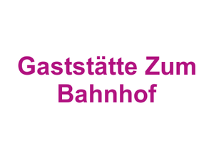Gaststätte Zum Bahnhof Logo