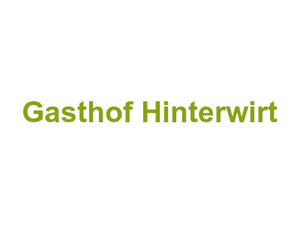 Gasthof Hinterwirt Logo
