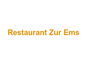 Restaurant Zur Ems Logo