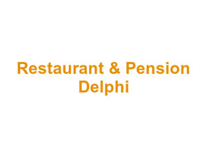 Restaurant & Pension Delphi Logo