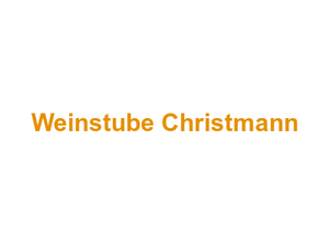 Weinstube Christmann Logo