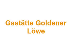 Gastätte Goldener Löwe Logo