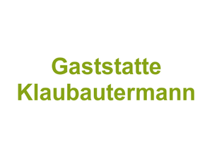 Gaststatte Klaubautermann Logo
