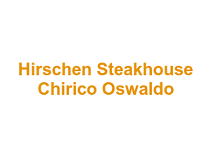 Hirschen Steakhouse Chirico Oswaldo Logo