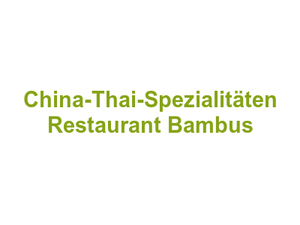 China-Thai-Spezialitäten Restaurant Bambus Logo