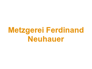 Metzgerei Ferdinand Neuhauer Logo