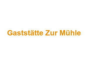 Gaststätte Zur Mühle Logo