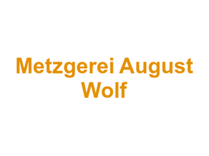 Metzgerei August Wolf Logo