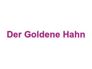 Der Goldene Hahn Logo