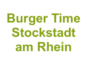 Burger Time Stockstadt am Rhein Logo