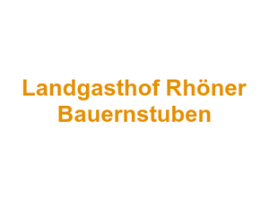 Landgasthof Rhöner Bauernstuben Logo