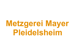 Metzgerei Mayer Pleidelsheim Logo