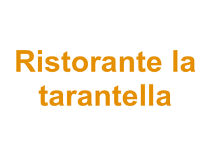 Ristorante la tarantella Logo
