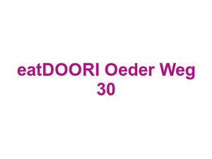 eatDOORI Oeder Weg 30 Logo