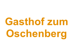 Gasthof zum Oschenberg Logo