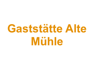 Gaststätte Alte Mühle Logo