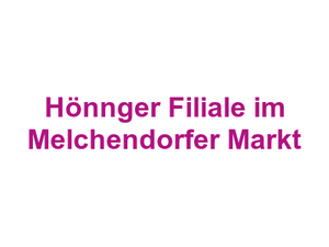 Metzgerei Fleischerei Hönnger Filiale im Melchendorfer Markt Logo