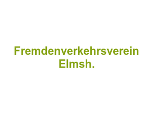 Metzgerei Wolfgang Hupfeld Fremdenverkehrsverein Elmsh. Logo