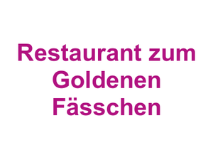 Restaurant zum Goldenen Fässchen Logo