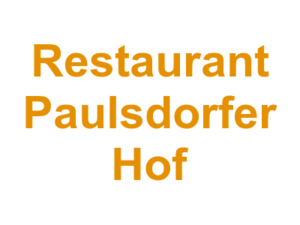 Restaurant Paulsdorfer Hof Logo
