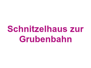 Schnitzelhaus zur Grubenbahn Logo