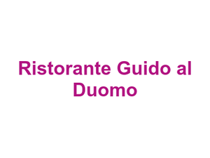 Ristorante Guido al Duomo Logo