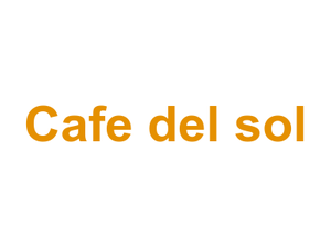 Cafe del sol Logo