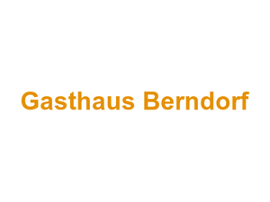 Gasthaus Berndorf Logo