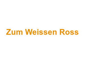 Zum Weissen Ross Logo