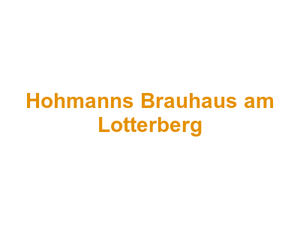 Hohmanns Brauhaus am Lotterberg Logo