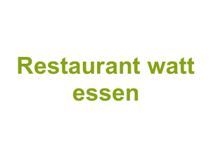 Restaurant watt essen Logo