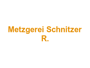 Metzgerei Schnitzer R. Logo