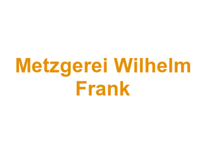 Metzgerei Wilhelm Frank Logo