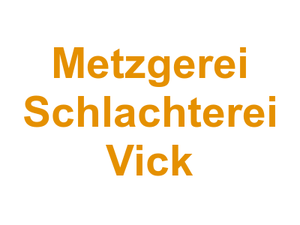 Metzgerei Schlachterei Vick Logo