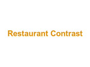 Restaurant Contrast Logo