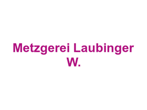 Metzgerei Laubinger W. Logo