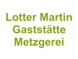 Lotter Martin Gaststätte Metzgerei Logo